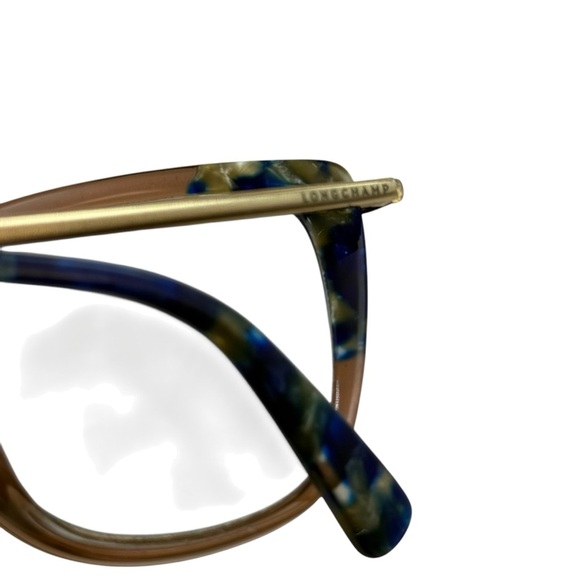 Longchamp LO2640 272 nude Eyeglasses 54 14 140 prescription lens semi cat eye - Picture 4 of 6